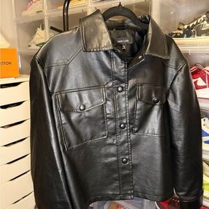 New Look Black Faux Leather Jacket
